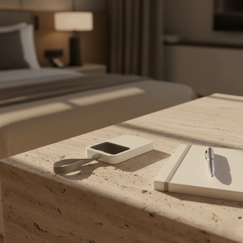 Samsonite digital luggage scale showing a weight reading