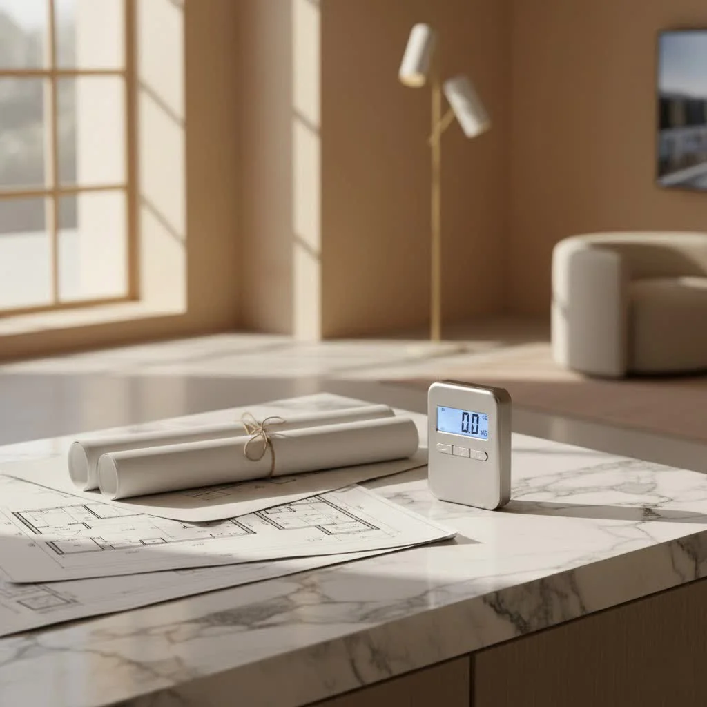 Digital small luggage scale weighing a suitcase