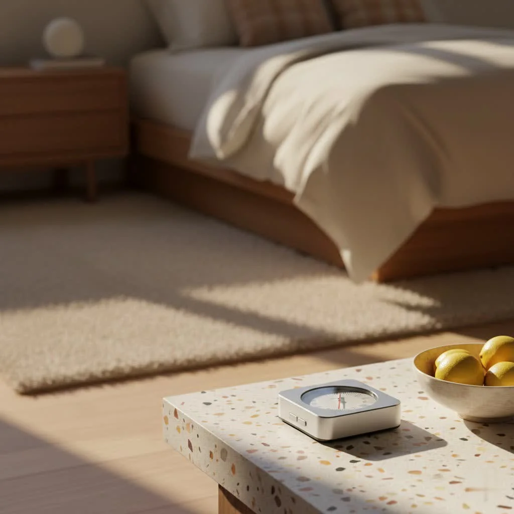 Travel Smart Conair luggage scale showing 25.5 lbs